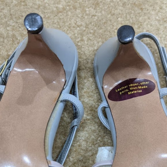 Vintage Periwinkle Heeled Slingback Sandals by Red Cross Shoes - Picture 4 of 6